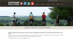 Desktop Screenshot of gothambiketours.com